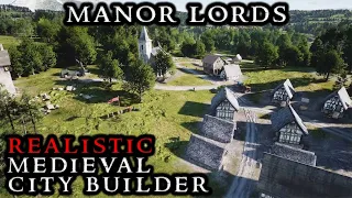 Manor Lords - PREVIEW Gameplay || NEW Medieval RTS City Builder Realistic
