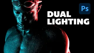 Dual Lighting Effect with 2 simple steps in Adobe Photoshop