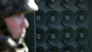 South Responds to North Korea With Loudspeakers