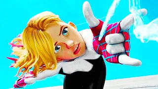 Gwen Falls For Miles Scene | SPIDER-MAN: ACROSS THE SPIDER-VERSE (2023) Movie CLIP HD