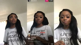 Skai Jackson | Instagram Live Stream | 30 April 2017