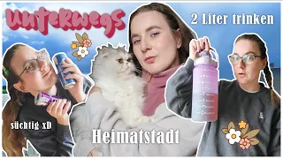 Besuch in der Heimatstadt | mehr Wasser trinken | KATZEN ● Vlog 9