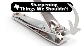 Sharpen Fingernail Clippers SUPER SIMPLE