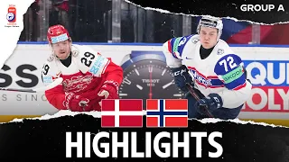 Highlights: Denmark vs Norway | 2024 #MensWorlds