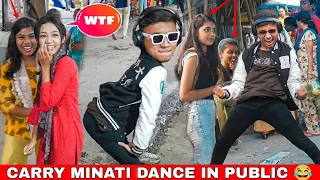 Carry minati Vs Bhojpuri Dance In Public😂 | Rock Lama