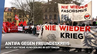 Protest gegen rechtsextreme Kundgebung in Göttingen [Reportage]