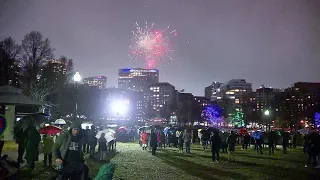 See them again: First Night fireworks over Boston Common