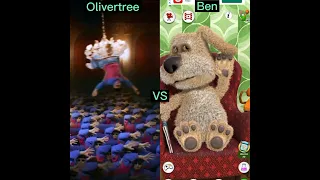 Olivertree VS Ben Who Is Best ? 🤣 👌 (Talking Ben Singing Life Gose On Song By OliverTree) #shorts