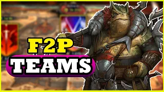 🔥 F2P TEAMS ONLY IN THE LIVE ARENA!! Raid: Shadow Legends Live Arena Low Spender Gameplay 2023