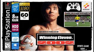 Winning Eleven 2002 World Soccer | PS1 | (DuckStation PS1 Emulador) | 1080P | 60 FPS
