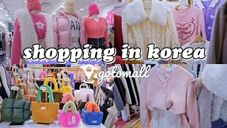 shopping in korea vlog 🇰🇷 winter fashion & accessories at gotomall underground shopping center
