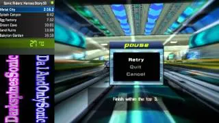 Sonic Riders: Heroes Story Speed Run Attempts (Live Stream)