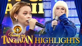 Vice Ganda laughs when he found out Jellybie's brother's name | It's Showtime Tawag ng Tanghalan