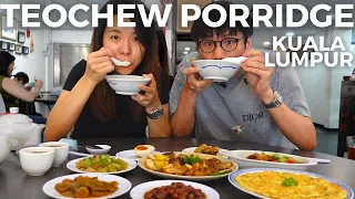 🇲🇾 HEART WARMING Teochew Porridge in Kuala Lumpur! | Malaysia Hawker