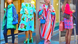 FALL/AUTUMN OUTFITS ideas MILAN Street Fashion (All AGES) What are People wearing OCTOBER?  [4K]