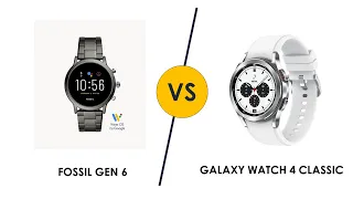 Fossil Gen 6 vs Samsung Galaxy Watch 4 Classic - Which is Better?
