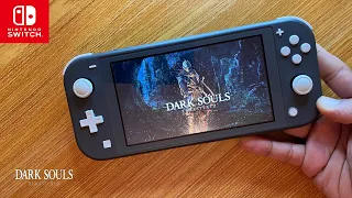 Dark Souls: Remastered Nintendo Switch Lite Gameplay