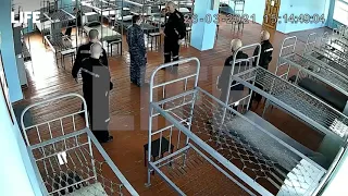 Навальный в Тюрьме видео с камер со звуком