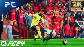 FC 24 | Highlights Manchester United vs Burnley🔥| Premier League 23/24 | PC Gameplay [2K 60FPS]