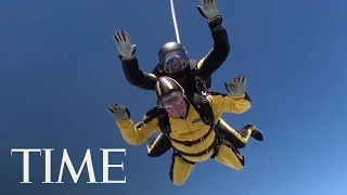 This 101-Year-Old D-Day Veteran Just Became The Oldest Skydiver | TIME