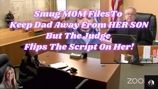 Smug M0M Files To Keep Dad Away From HER S0N But The Judge Flips The Script On Her!