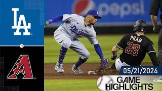 Los Angeles Dodgers vs Arizona Diamondbacks GAME HIGHLIGHTS May 21, 2024 | MLB Highlights 2024