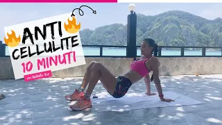 Cellulite cosce & gambe: Allenamento anticellulite 10 minuti - Allenamento a casa