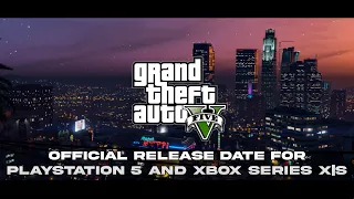 GTAV & GTA Online OFFICIAL RELEASE DATE FOR PlayStation 5 and Xbox Series X|S