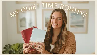 MY QUIET TIME MORNING ROUTINE | simple & peaceful Bible study ☁️🕊️