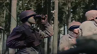 A day in Germany 1945 during World War II in color [60fps, Remastered] w/sound design added