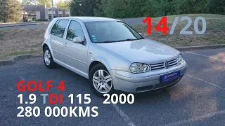 AVIS FIABILITE - VOLKSWAGEN GOLF 4 1.9 TDI - 280 000KMS