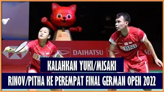 KALAHKAN JEPANG, RINOV/PITHA KE PEREMPAT FINAL GERMAN OPEN 2022