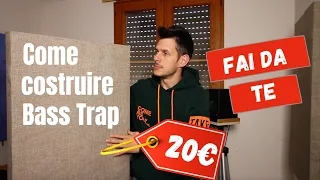 Bass trap fai da te | trattamento acustico con 20€ | diy