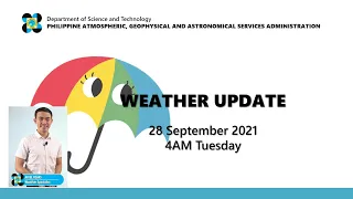 Public Weather Forecast Issued at 4:00 AM September 28, 2021