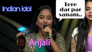 Tere dar par sanam song by Anjali gaikwad | Indian idol | #shorts
