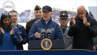 Biden reassures Baltimore that the nation supports city after bridge collapse