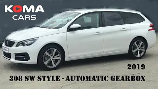 Peugeot 308SW 2019 (walkaround, interier, exterier, multimedia, trunk)