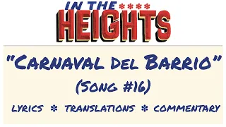 "Carnaval del Barrio" - Lyrics, Translations, & Dumb Commentary