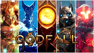 GODFALL - All Boss Fights, ENDING, & Credits 'Hard Mode' (PS5, 4K)