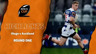 RD 1 HIGHLIGHTS | Otago v Auckland (Mitre 10 Cup 2020)