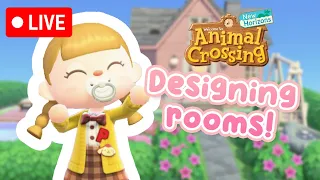 🔴 Decorating rooms in Happy Home Designer! ⭐ Animal Crossing New Horizons