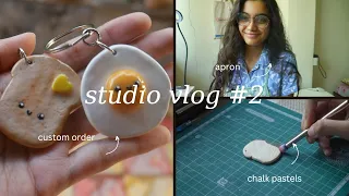 Cozy Studio Vlog #2 🍳 Creating A Custom Order | Clay With Me