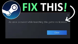 How To Fix No Licenses Error on Steam (2024) | Fix Steam No Licenses Error