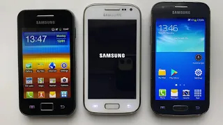 SAMSUNG GALAXY ACE vs ACE 2 vs ACE 3 Boot & Shutdown Animation