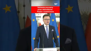 Dziennikarz pouczał Hołownię. Musiał się tłumaczyć