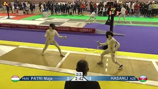 2022 937 T32 04 F E Individual Cadets NoviSad SRB ZCH YELLOW HASANLI AZE vs PATRI HUN