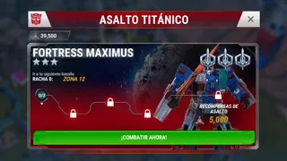 Transformers Earth Wars: Asalto Titánico De Fortress Maximus