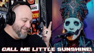 GHOST Call Me Little Sunshine Live REACTION and BREAKDOWN
