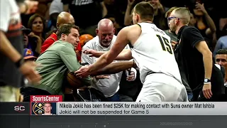 Nikola Jokic shoves Suns owner Mat Ishbia, James Harden's lucky charm & Paolo Bacnchero's success