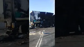 Truck torched on Baden Powell drive near N2, Cape Town